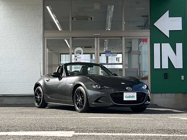 マツダ ロードスター NR－A 愛知県 2022(令4)年 1.2万km マシーングレープレミアムM 禁煙車/ビルシュタイン社製の車高調整機能付きダンパー/トルクセンシング式スーパーLSD/フロントサスタワーバー/ブラインドスポットモニター/純正オーディオ/純正AW/社外フロアマット/レーンキープアシスト/衝突軽減ブレーキ/後方コーナーセンサー/純正LEDヘッドライト/オートライト/オートマッチクハイビーム/電動格納ミラー/ETC/スペアキー/取扱説明書/保証書