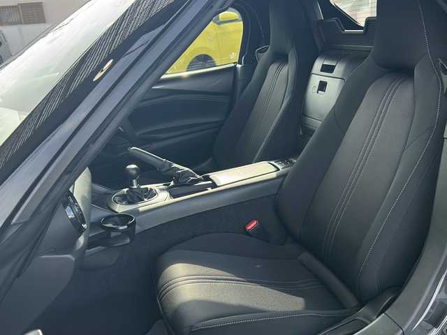 マツダ ロードスター NR－A 愛知県 2022(令4)年 1.2万km マシーングレープレミアムM 禁煙車/ビルシュタイン社製の車高調整機能付きダンパー/トルクセンシング式スーパーLSD/フロントサスタワーバー/ブラインドスポットモニター/純正オーディオ/純正AW/社外フロアマット/レーンキープアシスト/衝突軽減ブレーキ/後方コーナーセンサー/純正LEDヘッドライト/オートライト/オートマッチクハイビーム/電動格納ミラー/ETC/スペアキー/取扱説明書/保証書