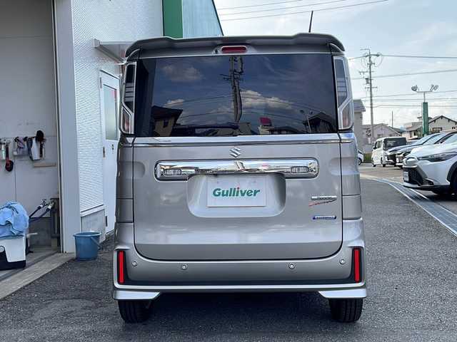 スズキ スペーシア カスタム HYBRID GS 岐阜県 2019(令1)年 5.9万km スチールシルバーM 社外メモリナビ(CN-E320D)/【ワンセグTV/SD/CD/Bluetooth】/バックカメラ/アラウンドビューモニター/片側パワースライドドア/衝突被害軽減システム/レーンキープアシスト/コーナーセンサー(後ろのみ)/シートヒーター(D席)/純正14インチアルミホイール/オートLEDライト/オートマチックハイビーム/横滑り防止装置/盗難防止装置/アイドリングストップ/純正フロアマット/プッシュスタート/スマートキー/ベンチシート/取扱説明書/保証書