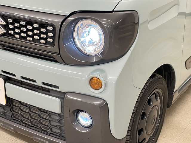 スズキ スペーシア ギア HYBRID XZ 熊本県 2021(令3)年 1.1万km オフブルーメタリック/ガンメタリック2トーンルーフ 純正SDナビ（ラジオ、フルセグ、BT、CD、DVD、SD、USB）/ETC/全方位カメラ/クルーズコントロール/ステアリングリモコン/シートヒーター/両側パワスラ/ヘッドアップディスプレイ/クリアランスソナー/レーンキープ/衝突被害軽減ブレーキ/横滑り防止/オートハイビーム/オートライト/フロアマット/ドアバイザー/リアサーキュレーター/プッシュスタート/スマートキー×2