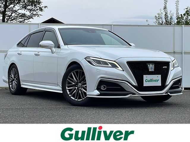 トヨタ クラウン ハイブリッド RS アドバンス Four 岩手県 2021(令3)年 9.4万km プレシャスホワイトパール サンルーフ　純正１２．３型ナビ　バックカメラ　フルセグ　Ｂｌｕｅｔｏｏｔｈ　ＢＳＭ　前席エアシートヒーター　パワーシート　シートメモリー　クルーズコントロール　ＥＴＣ２．０　純正１８ＡＷ　純正エンスタ