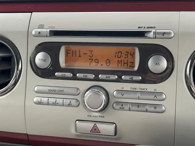 スズキ ラパン ショコラ G 愛媛県 2013(平25)年 3.3万km シャンパンピンクPM 登録時走行距離:32281km/スマートキー/純正フロアマット/純正アルミホイール/本革ステアリング/ツートンレザーシート/純正FM/CDプレーヤー/シガーソケット/ＡＣ/HIDヘッドライト/アイドリングストップ/盗難防止装置/ABS/パワステ/パワーウィンドウ/エアバッグ