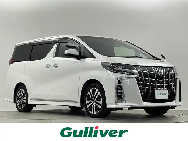 トヨタ アルファード S Cパッケージ 埼玉県 2019(令1)年 4万km ホワイトパールクリスタルシャイン 禁煙車　純正9型ナビ　TV　DVD　CD　BT　後席モニター　バックカメラ　ETC　トヨタセーフティセンス　前後コーナーセンサー　シートヒーター　エアシート　パワーシート　２眼LED　衝突被害軽減