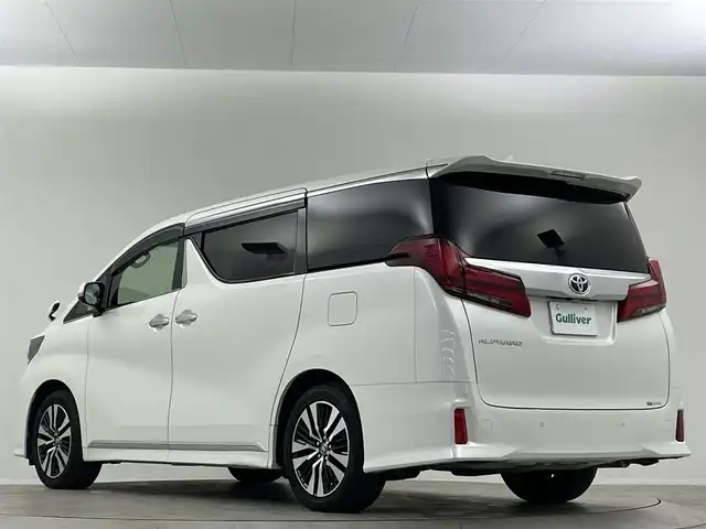トヨタ アルファード S Cパッケージ 埼玉県 2019(令1)年 4万km ホワイトパールクリスタルシャイン 禁煙車　純正9型ナビ　TV　DVD　CD　BT　後席モニター　バックカメラ　ETC　トヨタセーフティセンス　前後コーナーセンサー　シートヒーター　エアシート　パワーシート　２眼LED　衝突被害軽減