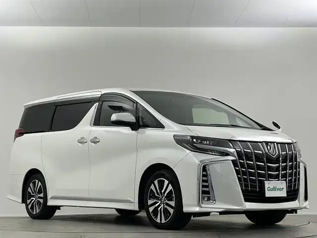 トヨタ アルファード S Cパッケージ 埼玉県 2019(令1)年 4万km ホワイトパールクリスタルシャイン 禁煙車　純正9型ナビ　TV　DVD　CD　BT　後席モニター　バックカメラ　ETC　トヨタセーフティセンス　前後コーナーセンサー　シートヒーター　エアシート　パワーシート　２眼LED　衝突被害軽減