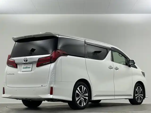 トヨタ アルファード S Cパッケージ 埼玉県 2019(令1)年 4万km ホワイトパールクリスタルシャイン 禁煙車　純正9型ナビ　TV　DVD　CD　BT　後席モニター　バックカメラ　ETC　トヨタセーフティセンス　前後コーナーセンサー　シートヒーター　エアシート　パワーシート　２眼LED　衝突被害軽減