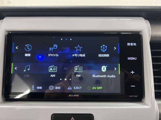 スズキ ハスラー G 長崎県 2018(平30)年 2万km フェニックスレッドパール/ブルーイッシュブラックパール 社外ナビ（AVN-R8W）/・フルセグ/・DVD/・Bluetooth/レーダーブレーキサポート/前席シートヒーター/ETC/シートリフター/ヘッドライトイベライザー/ドライブレコーダー/スマートキー/プッシュスタート/純正フロアマット/アイドリングストップ/オートエアコン