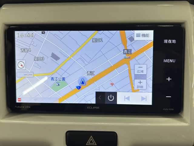 スズキ ハスラー G 長崎県 2018(平30)年 2万km フェニックスレッドパール/ブルーイッシュブラックパール 社外ナビ（AVN-R8W）/・フルセグ/・DVD/・Bluetooth/レーダーブレーキサポート/前席シートヒーター/ETC/シートリフター/ヘッドライトイベライザー/ドライブレコーダー/スマートキー/プッシュスタート/純正フロアマット/アイドリングストップ/オートエアコン