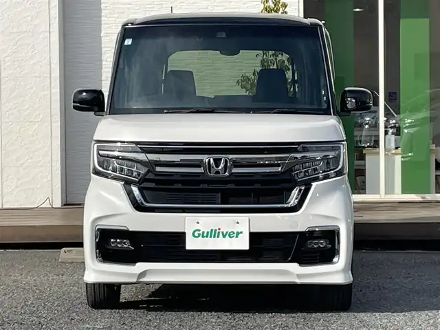 ホンダ Ｎ ＢＯＸ カスタム L ターボ 千葉県 2021(令3)年 2.1万km プラチナホワイトパール 2トーン/社外ナビ/Bluetooth／フルセグ／DVD/両側パワースライドドア/バックカメラ/ETC/クルーズコントロール/コーナーセンサー/シートヒーター/パドルシフト/ステリングスイッチ/シートバックテーブル/ドアバイザー