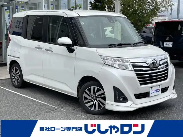 トヨタ ルーミー カスタムG S 山梨県 2017(平29)年 10.6万km パールホワイトⅢ (株)IDOMが運営する【じしゃロン甲府店】の自社ローン専用車両になります。こちらは現金またはオートローンご利用時の価格です。自社ローンご希望の方は別途その旨お申付け下さい/〇プリクラッシュセーフティ/〇純正SDナビ（NSZT-Y6T）/〇CD/DVD/〇Bluetooth接続/〇バックカメラ/〇クルーズコントロール/〇両側パワースライドドア/〇前席シートヒーター/〇純正14インチAW
