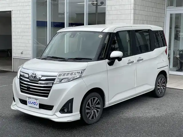 トヨタ ルーミー カスタムG S 山梨県 2017(平29)年 10.6万km パールホワイトⅢ (株)IDOMが運営する【じしゃロン甲府店】の自社ローン専用車両になります。こちらは現金またはオートローンご利用時の価格です。自社ローンご希望の方は別途その旨お申付け下さい/〇プリクラッシュセーフティ/〇純正SDナビ（NSZT-Y6T）/〇CD/DVD/〇Bluetooth接続/〇バックカメラ/〇クルーズコントロール/〇両側パワースライドドア/〇前席シートヒーター/〇純正14インチAW