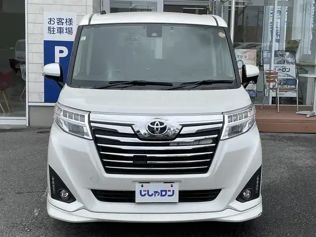 トヨタ ルーミー カスタムG S 山梨県 2017(平29)年 10.6万km パールホワイトⅢ (株)IDOMが運営する【じしゃロン甲府店】の自社ローン専用車両になります。こちらは現金またはオートローンご利用時の価格です。自社ローンご希望の方は別途その旨お申付け下さい/〇プリクラッシュセーフティ/〇純正SDナビ（NSZT-Y6T）/〇CD/DVD/〇Bluetooth接続/〇バックカメラ/〇クルーズコントロール/〇両側パワースライドドア/〇前席シートヒーター/〇純正14インチAW