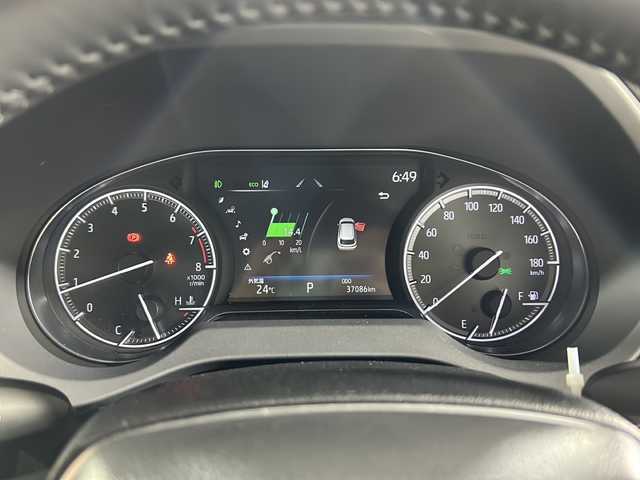 トヨタ ハリアー G 福岡県 2022(令4)年 3.7万km プレシャスブラックパール 純正8型ディスプレイオーディオ/バックカメラ/デジタルインナーミラー/ハーフレザーシート/パワーバックドア/ドライブレコーダー前後/スマートキー/革巻きステアリング/オートハイビーム/オートライト/コーナーセンサー/ブラインドスポットモニター/LEDヘッドライト/純正18インチアルミホイール