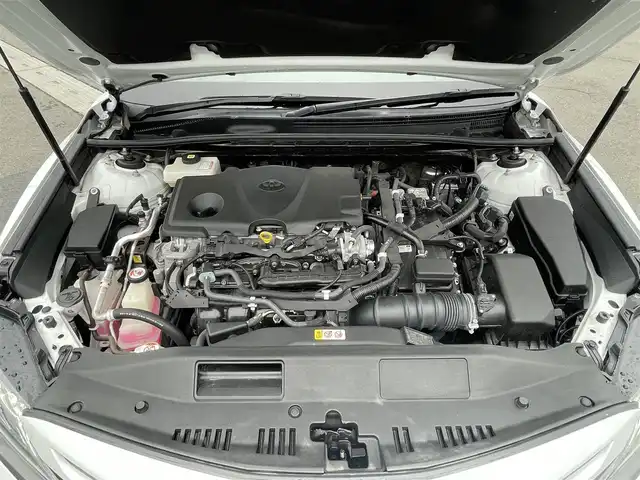 トヨタ カムリ WSレザーパッケージ 群馬県 2021(令3)年 6.8万km アティチュードブラックマイカ/プラチナホワイトパールマイカ 純正９インチナビ　/フルセグ・Ｂｌｕｅｔｏｏｔｈ・ＣＤ・ＤＶＤ　/全周囲カメラ　　/黒レザーシート/前後ドライブレコーダー　/シートヒーター　/パドルシフト　/アダプティブクルーズコントロール　/衝突軽減ブレーキ　/レーンアシスト　/ＢＳＭ/純正フロアマット