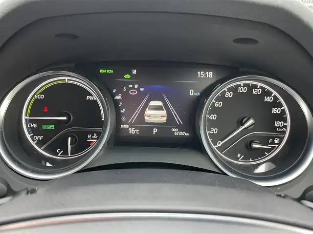 トヨタ カムリ WSレザーパッケージ 群馬県 2021(令3)年 6.8万km アティチュードブラックマイカ/プラチナホワイトパールマイカ 純正９インチナビ　/フルセグ・Ｂｌｕｅｔｏｏｔｈ・ＣＤ・ＤＶＤ　/全周囲カメラ　　/黒レザーシート/前後ドライブレコーダー　/シートヒーター　/パドルシフト　/アダプティブクルーズコントロール　/衝突軽減ブレーキ　/レーンアシスト　/ＢＳＭ/純正フロアマット