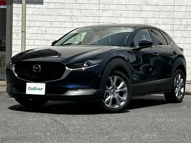 マツダ ＣＸ－３０ XD プロアクティブツーリングセレクション 大分県 2022(令4)年 3.8万km ディープクリスタルブルーマイカ ワンオーナー/純正SDナビ/Bluetooth/CD/DVD/フルセグ/全方位カメラ/パワーシート（D席）/シートヒーター（D＋N席）/メモリーシート（D席）/革巻ステアリング/USB/HDMI入力端子/ドライブレコーダー/ETC/LED/純正アルミホイル18インチ/スペアキー/クルーズコントロール/電動リアゲート