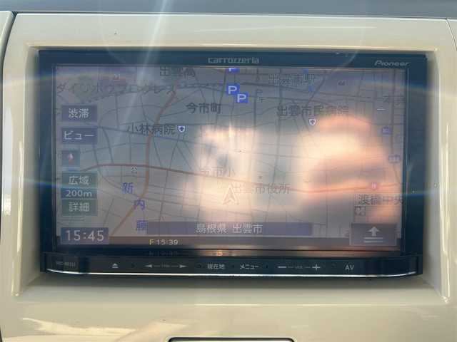 スズキ ラパン X 島根県 2013(平25)年 5.1万km エアブルーメタリック 社外メモリーナビ　/ワンセグＴＶ　/スマートキー　/プッシュスタート　/アイドリングストップ　/純正14インチアルミホイール　/純正フロアマット　/ドアバイザー