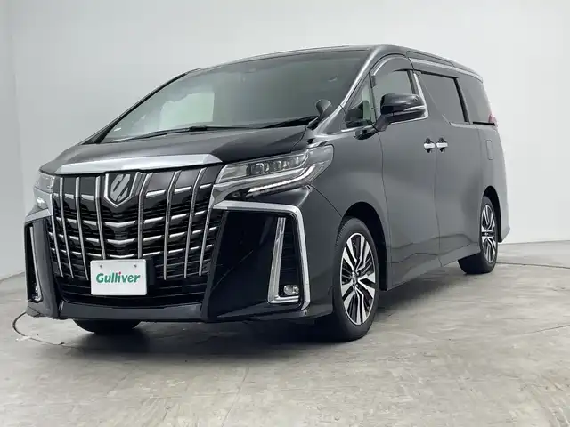 トヨタ アルファード S Cパッケージ 三重県 2021(令3)年 4万km ブラック 純正ＤＡ/HDMI端子あり　/後席モニター　/サンルーフ　/衝突軽減ブレーキ/レーダークルーズコントロール/レーンキープアシスト/３眼ＬＥＤ　/オートライト／オートハイビーム　/ＢＳＭ　/両側パワースライドドア　/パワーバックドア　/ウッドコンビステア／ヒーター　/ビルトインＥＴＣ２．０　/ドラレコ/SDカードなし/前後クリアランスソナー