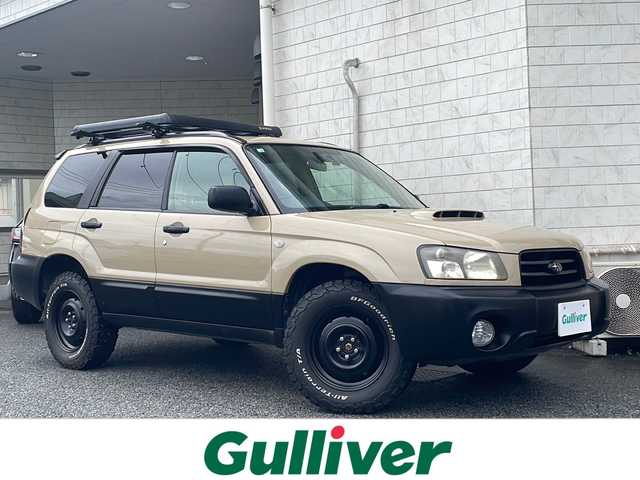 スバル フォレスター XT LLビーンエディション 神奈川県 2004(平16)年 9.8万km ベージュ サンルーフ/L.L.Bean専用シート/モモステアリング/革シート/D/N席シートヒーター/ルーフレール/ルーフキャリア/リモコンキー/ETC/前後ドライブレコーダー/HIDライト/社外オーディオ(AM/FM/CD)/スペアキー×1/保証書/取扱説明書