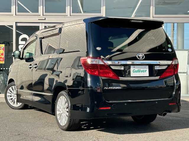 トヨタ アルファード 240S Cパッケージ 青森県 2013(平25)年 13.1万km ブラック 4WD/寒冷地仕様/両側パワースライドドア/社外ナビ（ワンセグ/フロントバックカメラ）/ステアリングスイッチ/naone/クールボックス/オットマンシート/パワーバックドア/社外スタッドレスタイヤ積込/コーナーセンサー/パーキングセンサー/ナビ説明書/ 取扱説明書/ETC