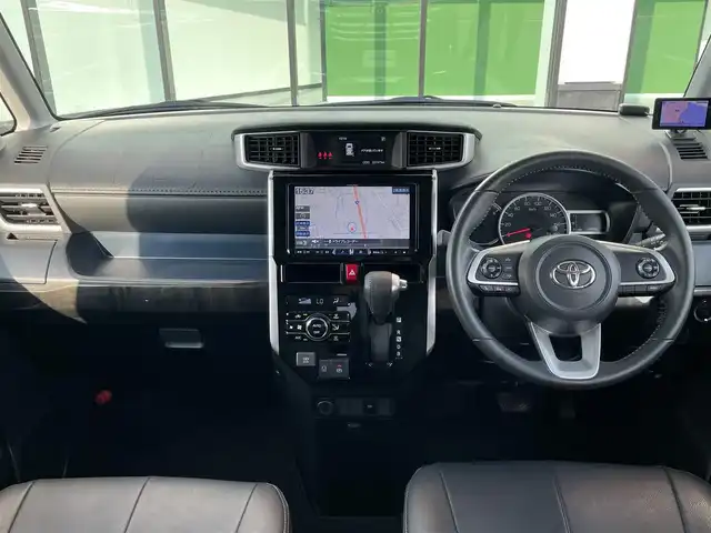 トヨタ ルーミー カスタムG－T 宮城県 2021(令3)年 3.6万km ブラックマイカメタリック アルパイン9インチナビ/フルセグTV/（AM/FM/CD/DVD/Bluetooth）/全方位カメラ/モデリスタエアロ/衝突軽減ブレーキ/横滑り防止機能/レーダークルコン/アイドリングストップ/コーナーセンサー/両側パワースライドドア/電動パーキング/オートホールド/ビルトインETC/前後ドラレコ/レーダー探知機/オートライト/LEDヘッドライト/フォグランプ