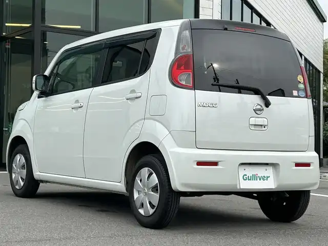 日産 モコ X 愛媛県 2012(平24)年 7.4万km スノーパールホワイト 7インチナビ/純正フロアマット/電格ミラー/ドアバイザー/布シート/ホイールキャップ/スマートキー/ハロゲンライト