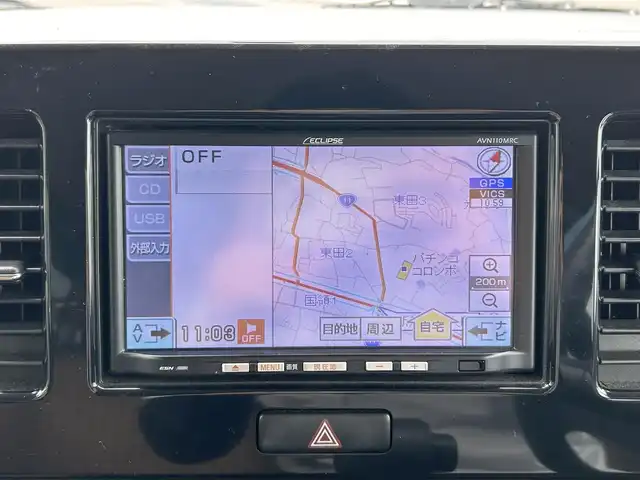 日産 モコ X 愛媛県 2012(平24)年 7.4万km スノーパールホワイト 7インチナビ/純正フロアマット/電格ミラー/ドアバイザー/布シート/ホイールキャップ/スマートキー/ハロゲンライト