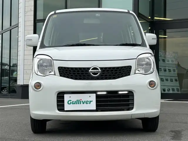 日産 モコ X 愛媛県 2012(平24)年 7.4万km スノーパールホワイト 7インチナビ/純正フロアマット/電格ミラー/ドアバイザー/布シート/ホイールキャップ/スマートキー/ハロゲンライト