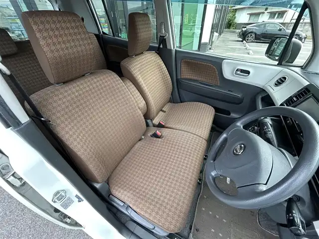 日産 モコ X 愛媛県 2012(平24)年 7.4万km スノーパールホワイト 7インチナビ/純正フロアマット/電格ミラー/ドアバイザー/布シート/ホイールキャップ/スマートキー/ハロゲンライト