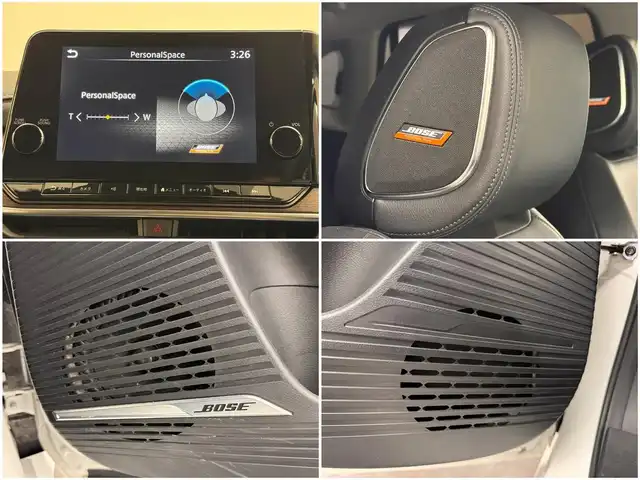 日産 オーラ G レザーエディション 三重県 2022(令4)年 6.1万km ピュアホワイトパール e-POWER/FF/フロアCVT/Nissan Connect対応 9インチナビ*/（AM/FM/TV/USB/iPod/Bluetooth/HDMI/CarPlay/AndroidAuto）/インテリジェント アラウンドビューモニター（移動物検知機能付）/BOSE パーソナルプラスサウンドシステム（8スピーカー）*/ETC2.0*/安全/・インテリジェント エマージェンシーブレーキ/・LDW（車線逸脱警報）、インテリジェント LI（車線逸脱防止支援）/・プロパイロット/・インテリジェント DA（ふらつき警報）/・速度標識表示、標識検知支援/・後側方車両検知警報システム（BSW）＋後側方衝突防止支援（BSI）＋後退時車両検知警報/・前後ソナー/・SOSコール/など/装備/・インテリジェント ルームミラー/・本革シート/・オートエアコン/・電動パーキングブレーキ＆ブレーキホールド/・ステアリングスイッチ/・オートライト/・アダプティブLEDヘッドライト/・プッシュスタート/・純正17inAW/・プッシュスタート/・スマートキーx2/など/*…メーカーOP