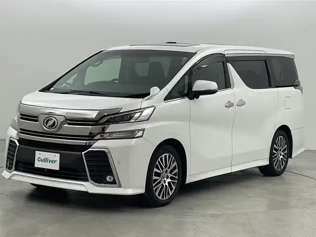 トヨタ ヴェルファイア Z Gエディション 福岡県 2016(平28)年 3.1万km ホワイトパールクリスタルシャイン サンルーフ　/後席モニター　/アルパイン１０型ナビ　/ＥＴＣ　/ＡＣＣ　/コーナーセンサー　/衝突軽減ブレーキ　/ＰＫＳＢ　/ＭＴモード付　/両側電動スライドドア　/パワーリアゲート　/ハーフレザー　/パワーシート　/ＬＥＤ