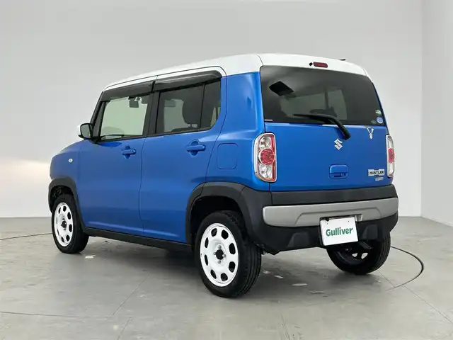 スズキ ハスラー G 愛知県 2019(令1)年 7万km ブリスクブルーメタリック/ホワイト2トーンルーフ 社外ナビ　/（フルセグ／ＢＴ／ＣＤ／ＤＶＤ）　/バックモニター　/衝突軽減システム　/レーンキープアシスト　/前席シートヒーター　/ドライブレコーダー　/ＥＴＣ　/電動格納ミラー
