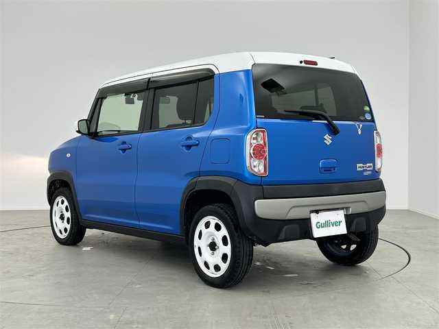 スズキ ハスラー G 愛知県 2019(令1)年 7万km ブリスクブルーメタリック/ホワイト2トーンルーフ 社外ナビ　/（フルセグ／ＢＴ／ＣＤ／ＤＶＤ）　/バックモニター　/衝突軽減システム　/レーンキープアシスト　/前席シートヒーター　/ドライブレコーダー　/ＥＴＣ　/電動格納ミラー