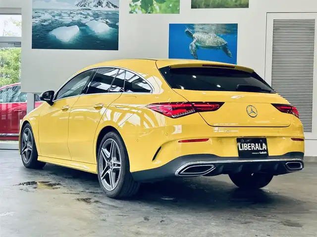 メルセデス・ベンツ ＣＬＡ２００ｄ Sブレーク AMGライン 大阪府 2020(令2)年 4.6万km サンイエロー サンルーフ/レーダーセーフティ/ハーフレザー/メモリ付きパワーシート/シートヒーター/純正ナビ/TV/バックカメラ/ACC/純正18インチAW/LEDヘッドライト/アンビエントライト/電動リアゲート/ブラインドスポット/ワイヤレス充電