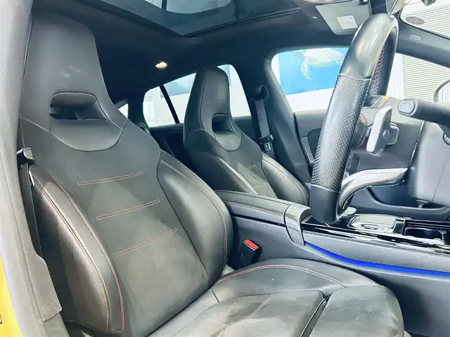 メルセデス・ベンツ ＣＬＡ２００ｄ Sブレーク AMGライン 大阪府 2020(令2)年 4.6万km サンイエロー サンルーフ/レーダーセーフティ/ハーフレザー/メモリ付きパワーシート/シートヒーター/純正ナビ/TV/バックカメラ/ACC/純正18インチAW/LEDヘッドライト/アンビエントライト/電動リアゲート/ブラインドスポット/ワイヤレス充電