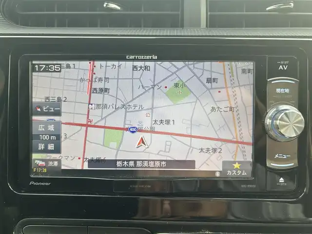 トヨタ アクア S 栃木県 2017(平29)年 6.2万km コバルトブルーメタリック トヨタセーフティセンス/社外7インチナビ/フルセグTV/DVD再生/Bluetooth/ドライブレコーダー/社外フロアマット/オートライト/オートハイビーム/スマートキー/プッシュスタート/ドアバイザー/横滑り防止装置