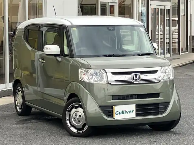 ホンダ Ｎ ＢＯＸ スラッシュ X ターボパッケージ 山口県 2016(平28)年 4.9万km アッシュグリーンメタリック 社外メモリーナビ＆/フルセグTV＆バックカメラ/フロアマット/ドアバイザー/純正HIDライト/純正15インチアルミ/スマートキー/エンジンプッシュスタート/クルーズコントロール/オートライト/パドルシフト/ステアリングヒーター/フロントシートヒーター/ビルトインETC
