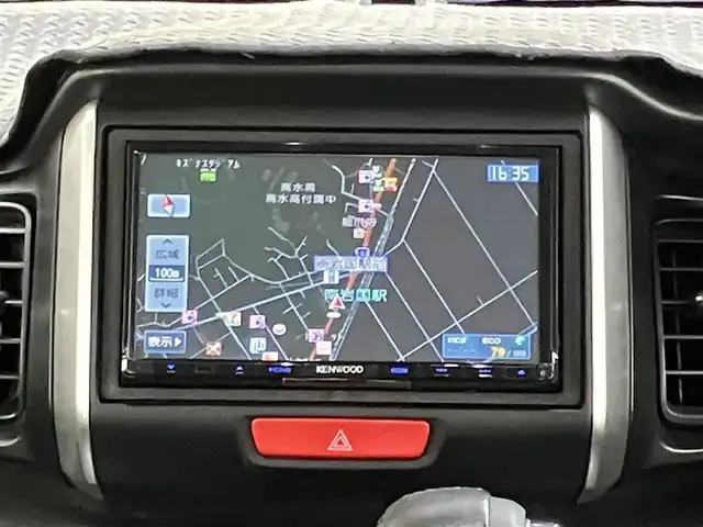 ホンダ Ｎ ＢＯＸ スラッシュ X ターボパッケージ 山口県 2016(平28)年 4.9万km アッシュグリーンメタリック 社外メモリーナビ＆/フルセグTV＆バックカメラ/フロアマット/ドアバイザー/純正HIDライト/純正15インチアルミ/スマートキー/エンジンプッシュスタート/クルーズコントロール/オートライト/パドルシフト/ステアリングヒーター/フロントシートヒーター/ビルトインETC