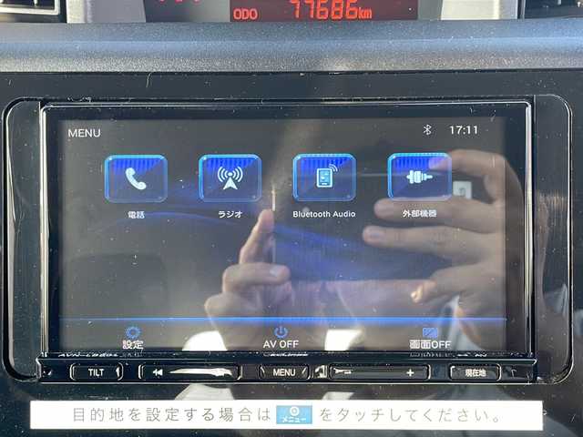 トヨタ ルーミー 山口県 2022(令4)年 7.8万km ブラックマイカメタリック 社外７型ナビ(AM/FM、Bluetooth）/バックカメラ/片側パワースライド/ETC/純正フロアマット/オートライト/アイドリングストップ/横滑り防止装置/衝突被害軽減システム/前後コーナーセンサー/Wエアバック