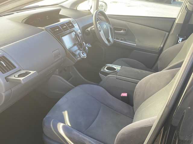 トヨタ プリウス α S 新潟県 2013(平25)年 17.7万km ブラック HDDナビ(NHZD-W62G)/フルセグテレビ/バックカメラ/ETC/LEDヘッドライト/フォグランプ/スペアキー1本