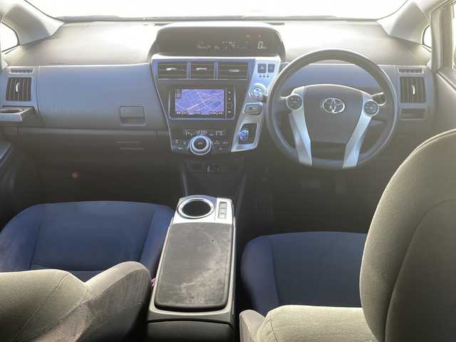 トヨタ プリウス α S 新潟県 2013(平25)年 17.7万km ブラック HDDナビ(NHZD-W62G)/フルセグテレビ/バックカメラ/ETC/LEDヘッドライト/フォグランプ/スペアキー1本