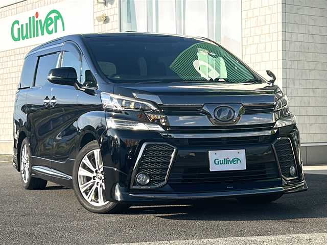 トヨタ ヴェルファイア Z Aエディション 香川県 2017(平29)年 10.8万km ブラック 11インチアルパインナビ（フルセグTV/BT/DVD/HDMI）/アルパイン製フリップダウンモニター/サンルーフ/両側パワースライドドア/バックカメラ/パワーバックドア/3列シート/360度ドラレコ/モデリスタエアロ（フロント，サイド，リア）/コーナーセンサー/ETC