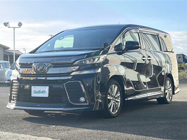 トヨタ ヴェルファイア Z Aエディション 香川県 2017(平29)年 10.8万km ブラック 11インチアルパインナビ（フルセグTV/BT/DVD/HDMI）/アルパイン製フリップダウンモニター/サンルーフ/両側パワースライドドア/バックカメラ/パワーバックドア/3列シート/360度ドラレコ/モデリスタエアロ（フロント，サイド，リア）/コーナーセンサー/ETC