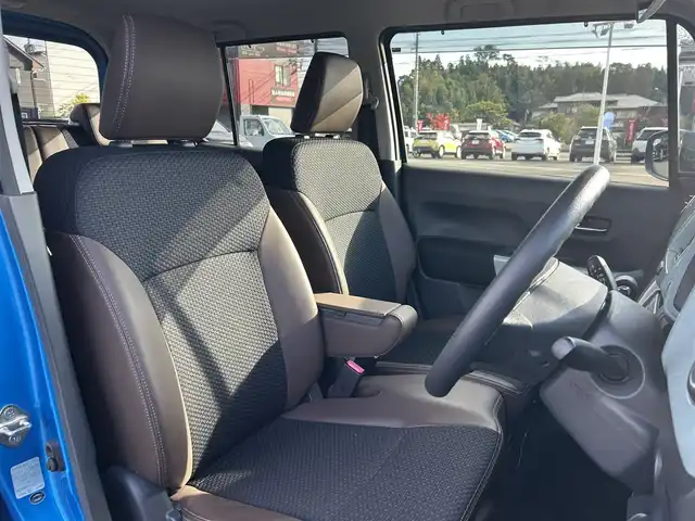 スズキ ハスラー タフワイルド 鹿児島県 2019(平31)年 2.8万km ブリスクブルーメタリック/ブラック 2トーン 社外メモリナビ/　　CD/DVD/ワンセグ/LEDヘッドライト/ハーフレザーシート/DNシートヒーター/アイドリングストップ/スマートキー/社外ドライブレコーダー/横滑り防止装置/レーンキープアシスト/衝突被害軽減システム