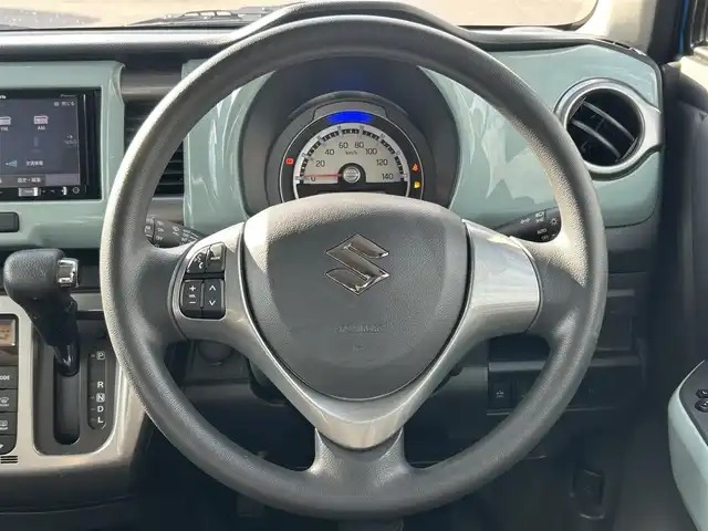 スズキ ハスラー タフワイルド 鹿児島県 2019(平31)年 2.8万km ブリスクブルーメタリック/ブラック 2トーン 社外メモリナビ/　　CD/DVD/ワンセグ/LEDヘッドライト/ハーフレザーシート/DNシートヒーター/アイドリングストップ/スマートキー/社外ドライブレコーダー/横滑り防止装置/レーンキープアシスト/衝突被害軽減システム