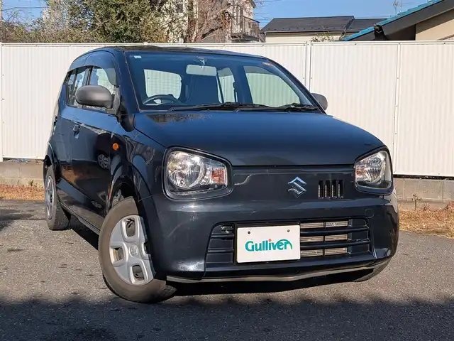 スズキ アルト L 埼玉県 2017(平29)年 3.4万km ブルーイッシュブラックパール3 純正オーディオ/　┗CD/AM・FM/AUX端子/ドアバイザー/アイドリングストップ/シートヒーター（運転席）