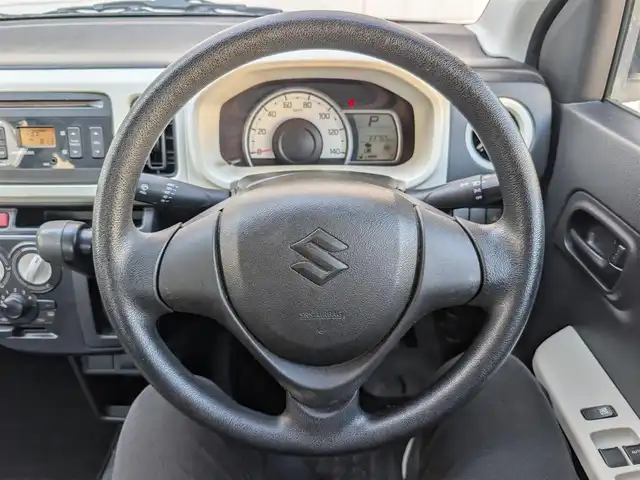 スズキ アルト L 埼玉県 2017(平29)年 3.4万km ブルーイッシュブラックパール3 純正オーディオ/　┗CD/AM・FM/AUX端子/ドアバイザー/アイドリングストップ/シートヒーター（運転席）