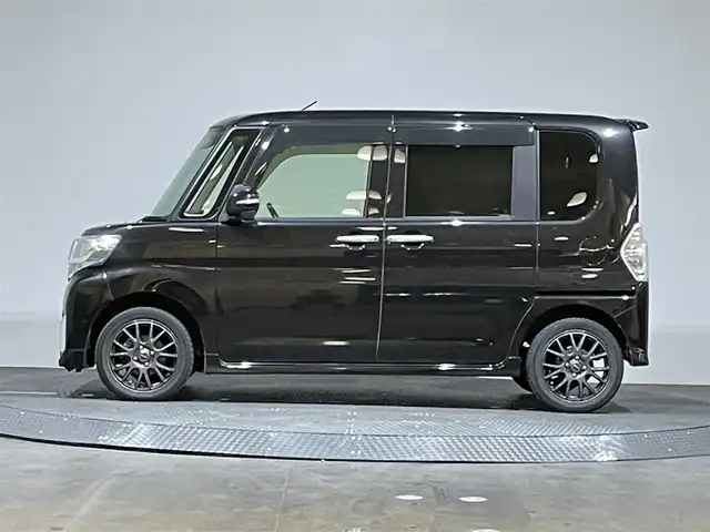 ダイハツ タント カスタム RS SAⅡ 愛媛県 2016(平28)年 7.1万km ブラックマイカメタリック 純正SDナビ/（CD/DVD/TV/BT）/両側パワースライドドア　/LEDライト　/オートライト/レーダークルーズコントロール　/スペアキー　/前後ドライブレコーダー　/プッシュスタート