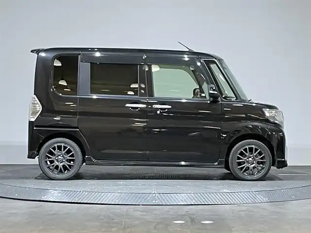 ダイハツ タント カスタム RS SAⅡ 愛媛県 2016(平28)年 7.1万km ブラックマイカメタリック 純正SDナビ/（CD/DVD/TV/BT）/両側パワースライドドア　/LEDライト　/オートライト/レーダークルーズコントロール　/スペアキー　/前後ドライブレコーダー　/プッシュスタート