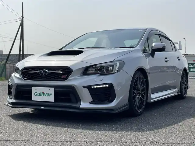 スバル ＷＲＸ ＳＴＩ STI 青森県 2018(平30)年 4万km アイスシルバーメタリック 社外ナビ/バックカメラ/フルセグTV/Bluetooth/横滑り防止装置/レザーシート/純正ＡＷ18インチ